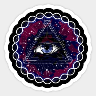 Psychedelic Sacred Geometry Sticker